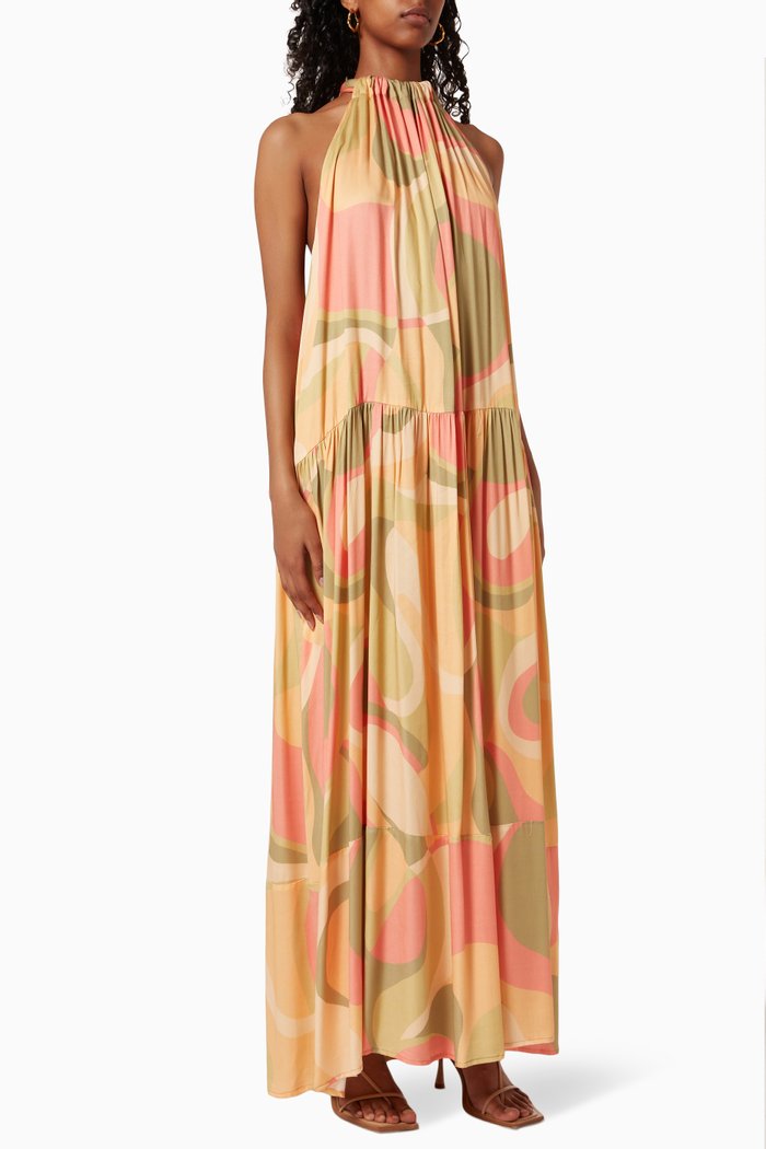 

At Sunset Maxi Dress, Orange