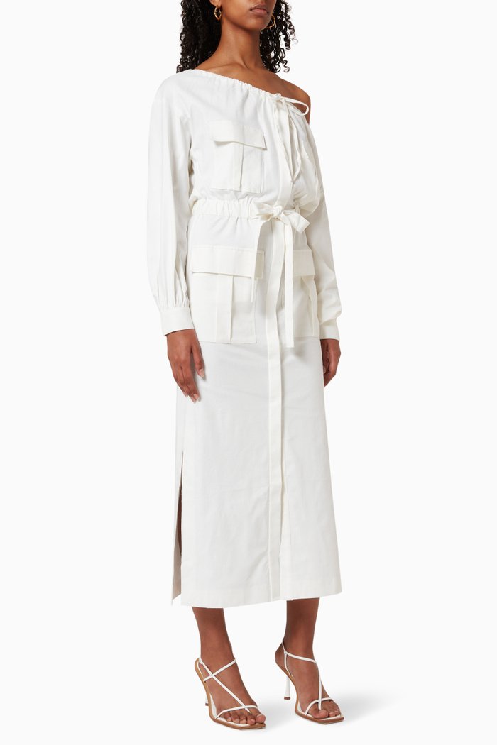 

Nomad Safari Midi Dress, Neutral