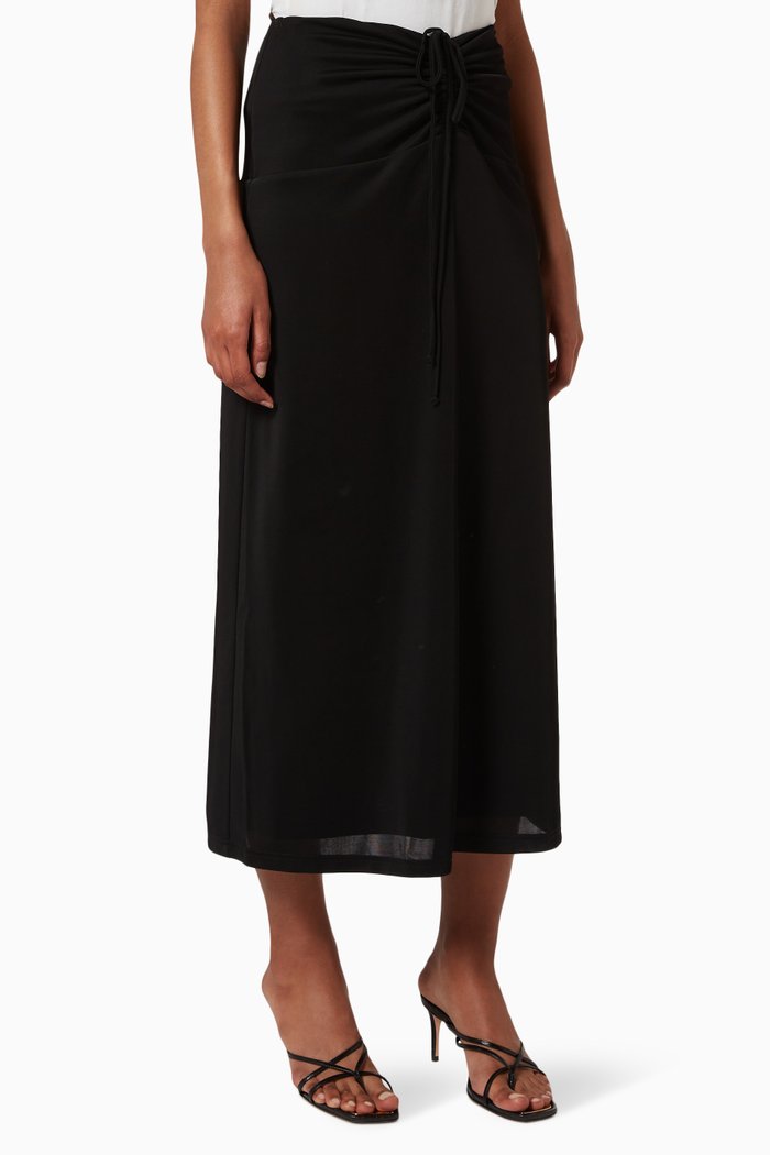 

Illusions Midi Skirt, Black