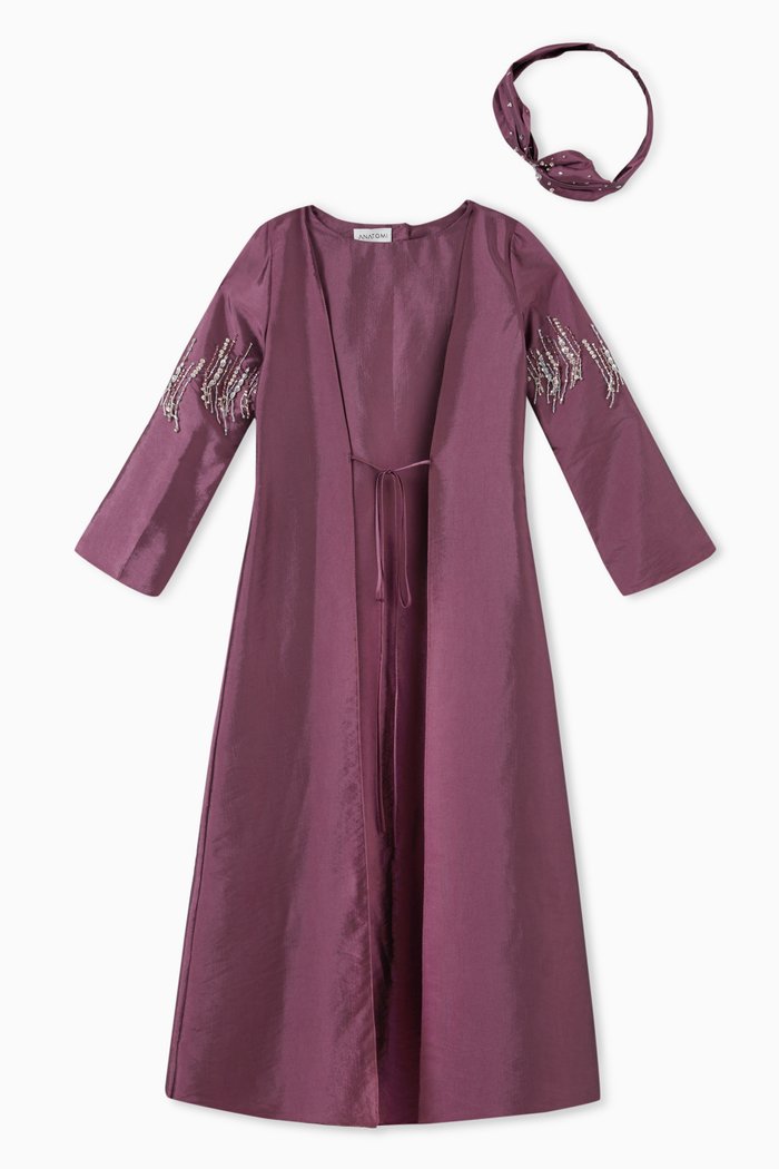 

Amethyst Mini Kaftan, Purple