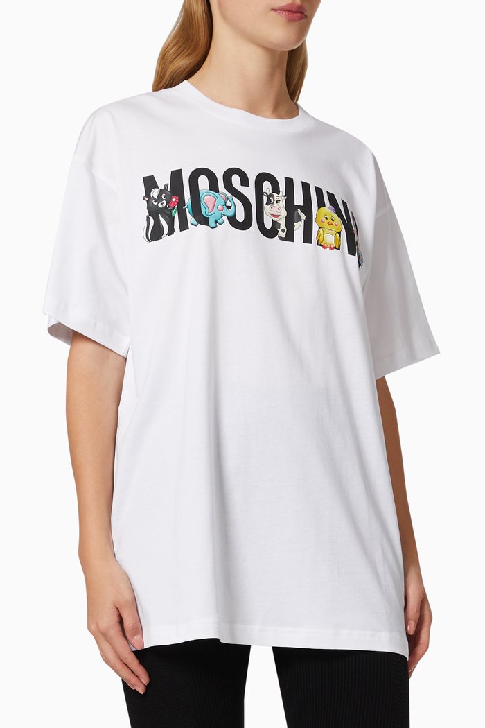 

Logo T-shirt in Cotton Jersey, White