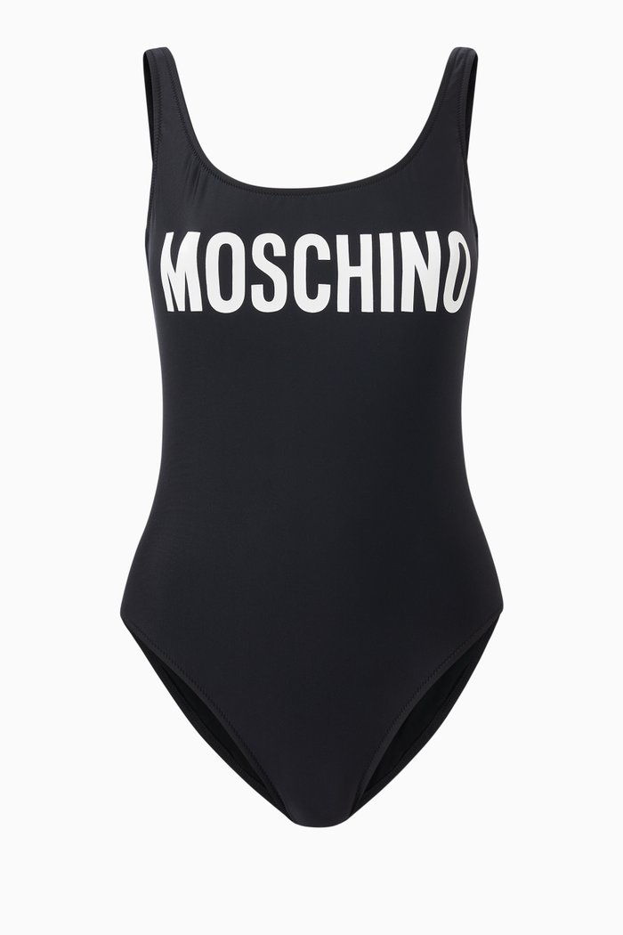 

Logo One Piece Swimsuit, Black
