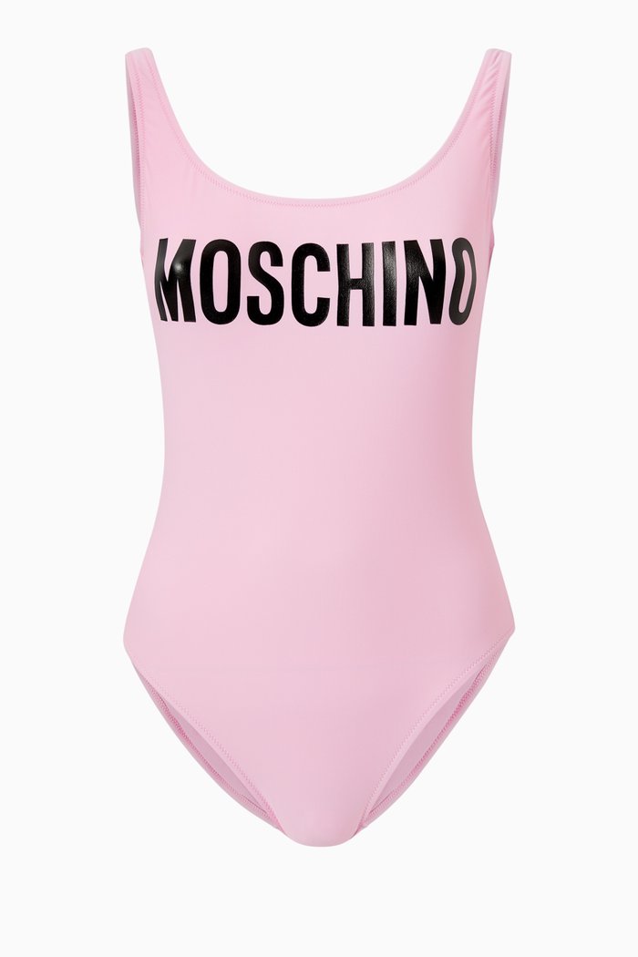 

Logo One Piece Swimsuit, Pink