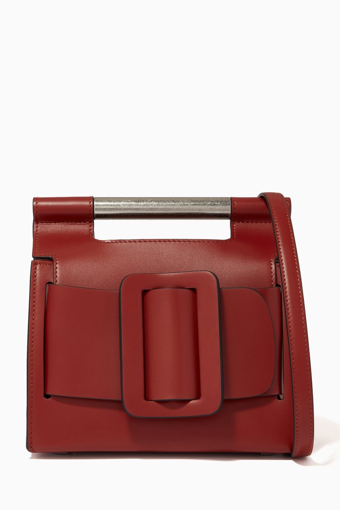 

Romeo Tote Bag in Palmellato Leather, Burgundy