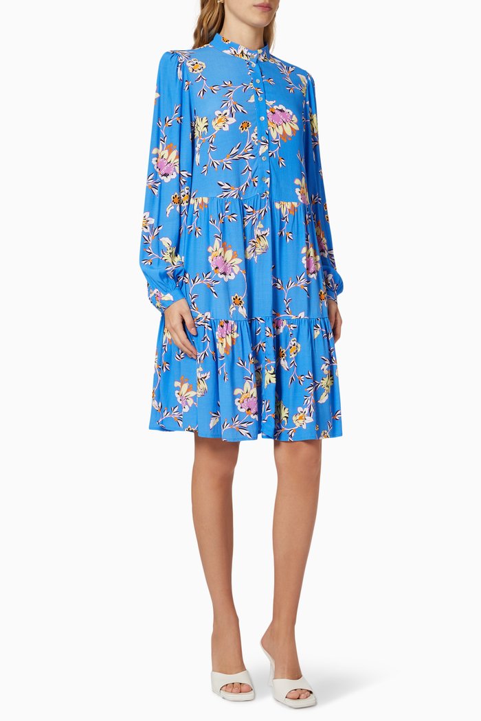 

Yasindigo Floral Dress, Blue
