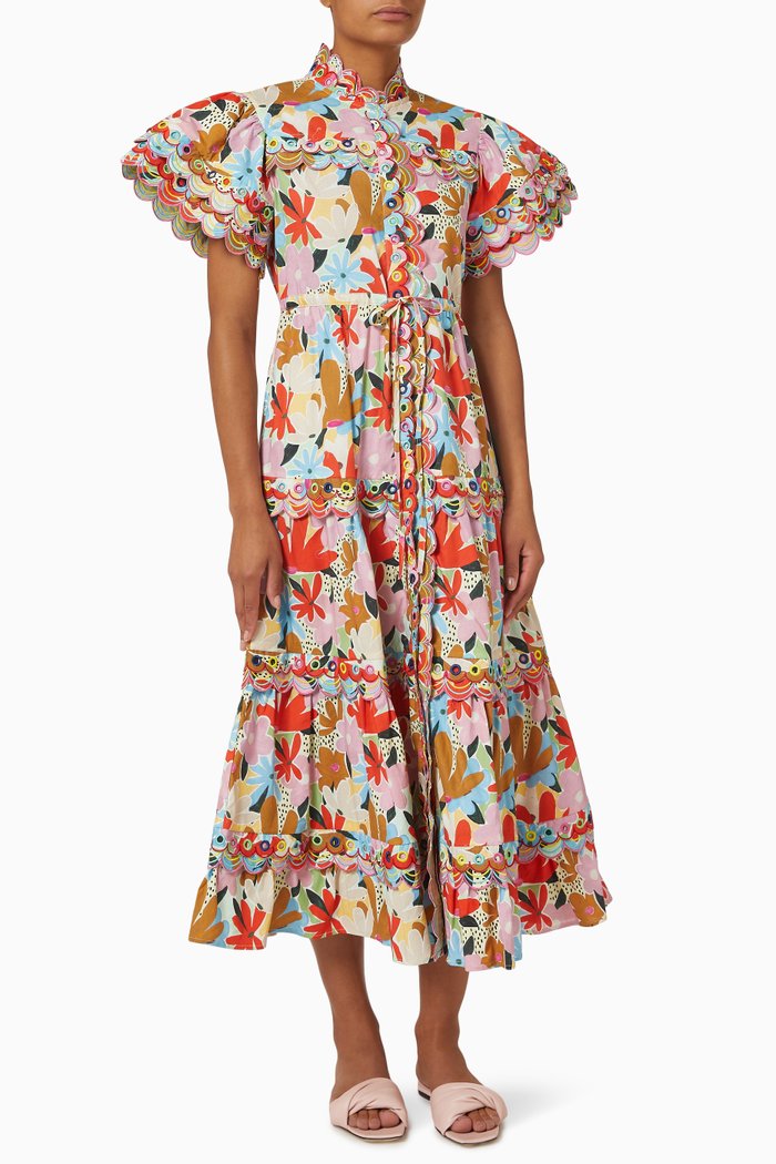 

Freya Midi Dress, Multicolour