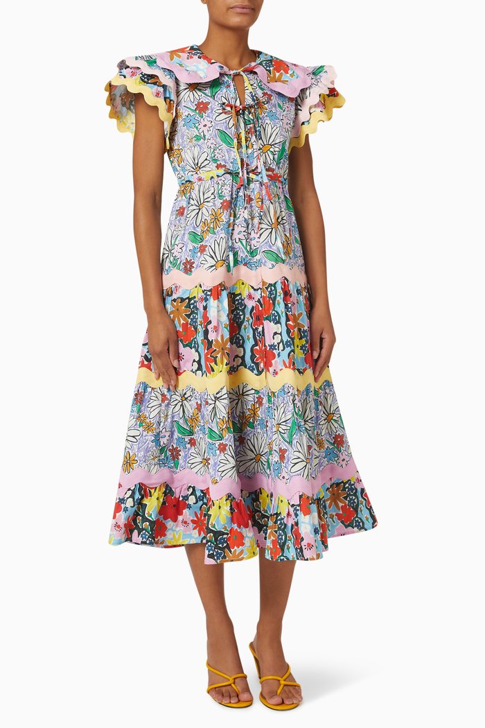 

Olav Floral Midi Dress, Multicolour
