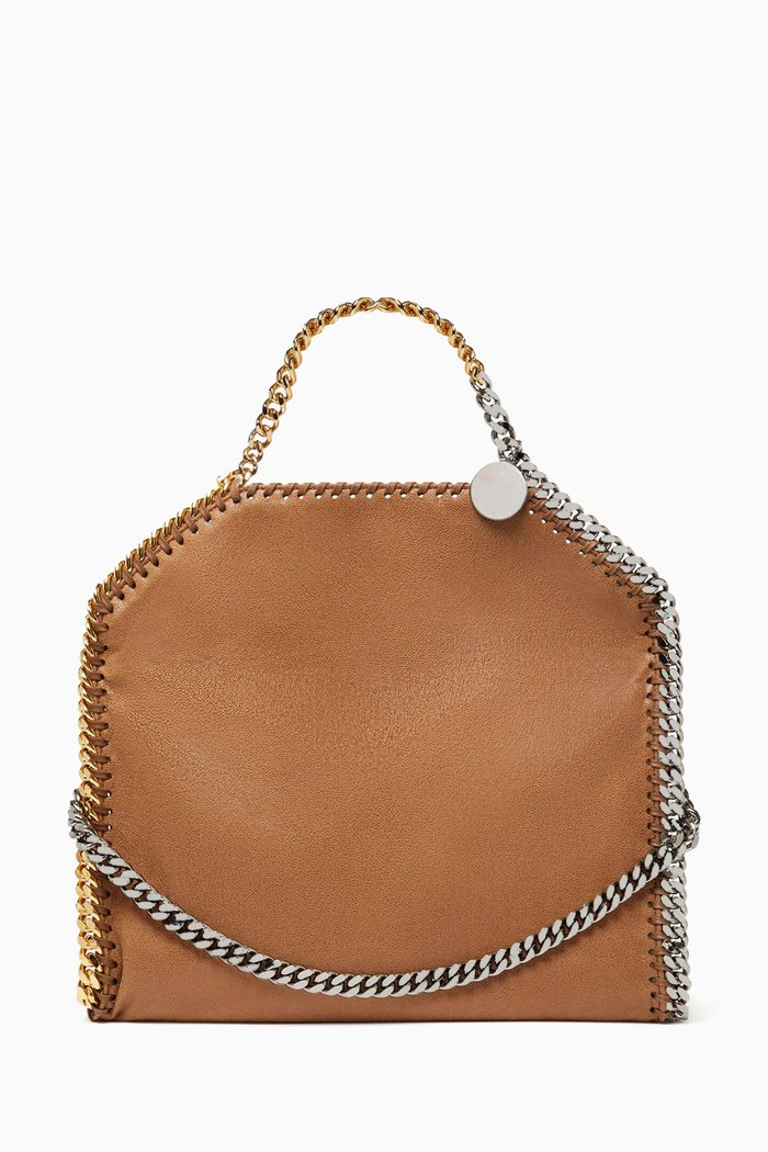 

Falabella 3 Chain Medium Tote Bag, Brown