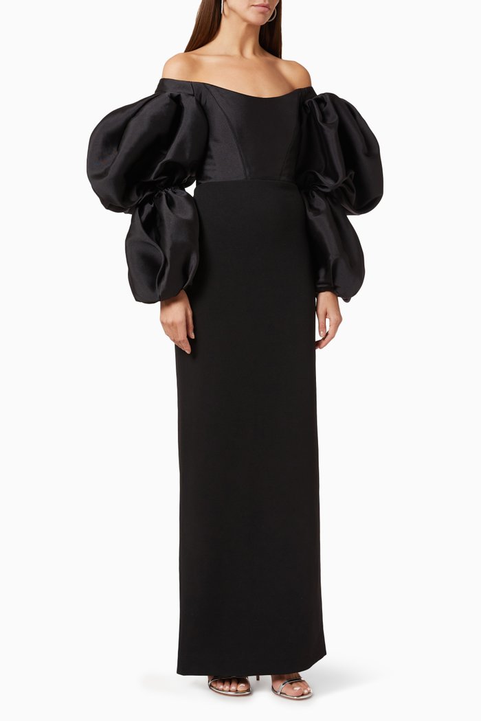 

Hedera Maxi Dress, Black