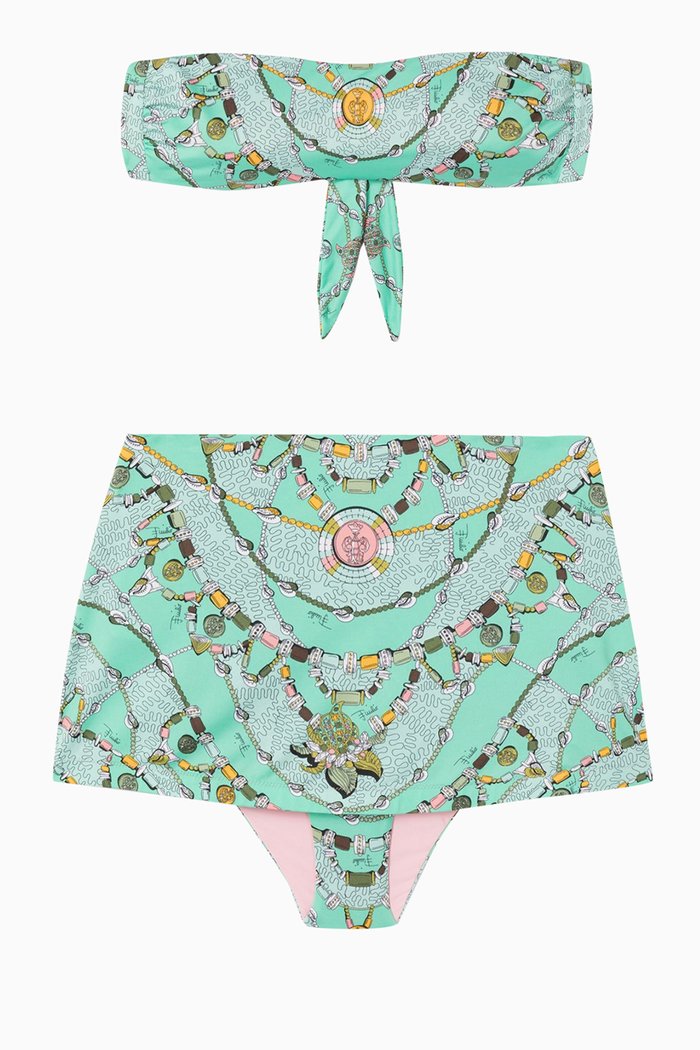 

Cyprea-Print Bikini, Blue