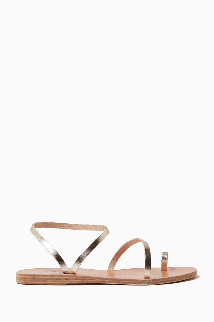 

Apli Elefteria Sandals in Leather, Gold