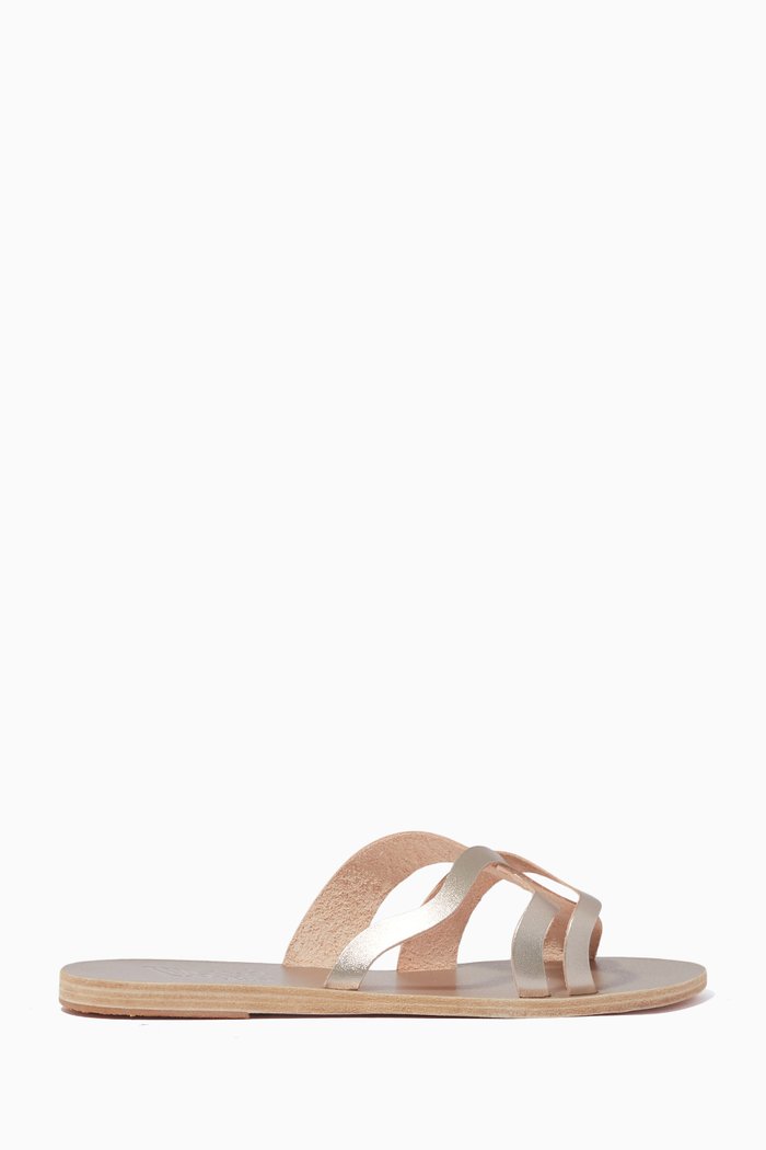 

Sparti Sandals in Leather, Silver