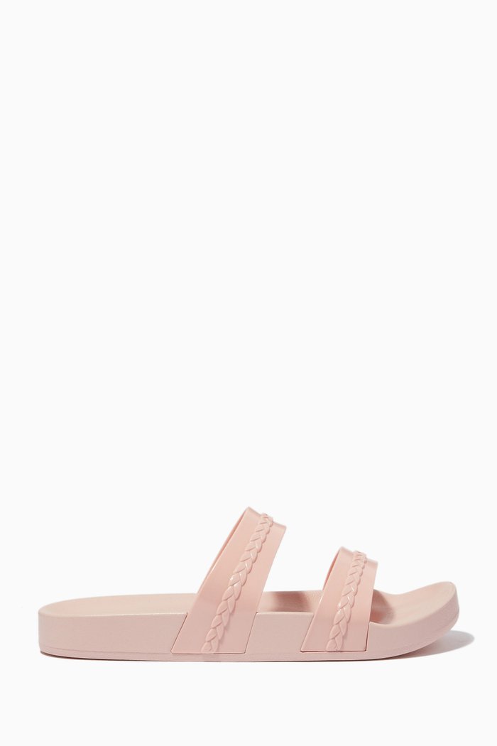 

Meli Jelly Slide Sandals in Rubber, Pink