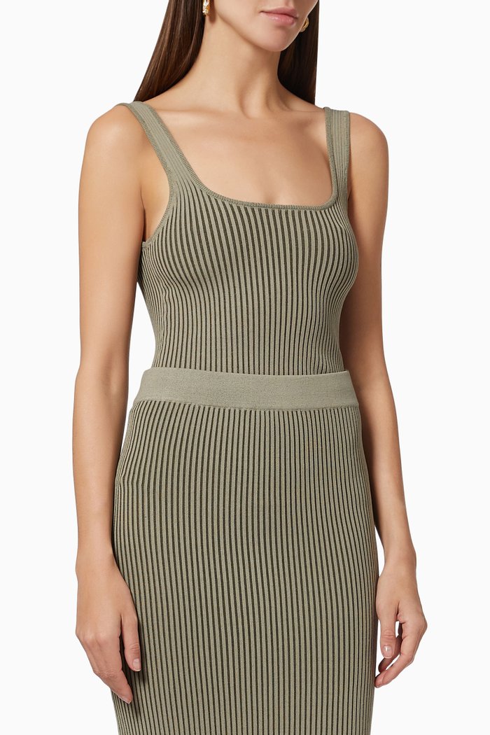 

Josie Tank Top in Wide-Rib Fabric, Multicolour
