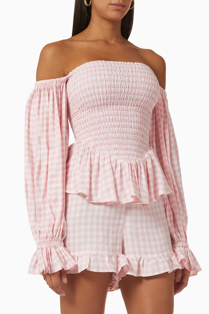 

Atlanta Lounge Suit in Linen, Pink