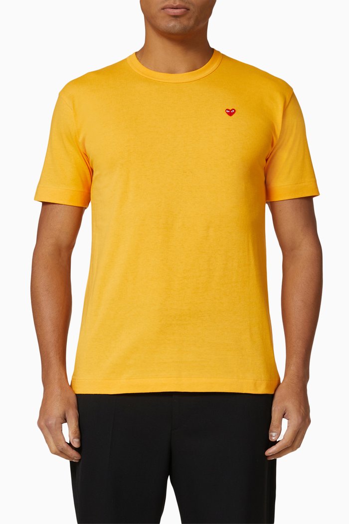 

T-shirt in Cotton Jersey, Yellow