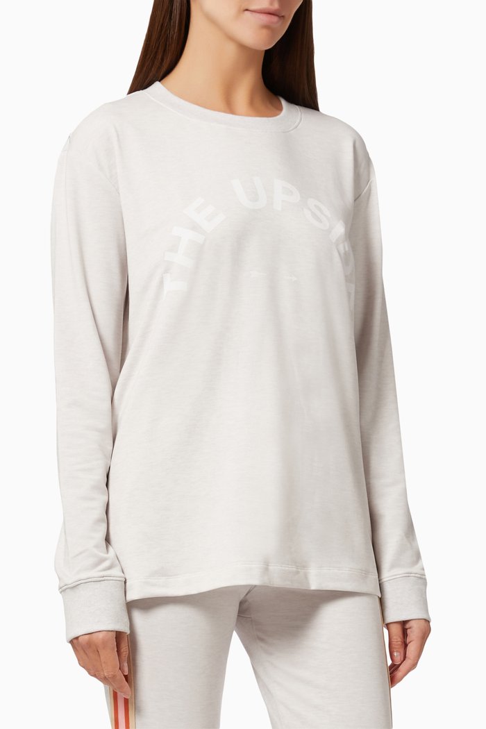 

Corsica Mimi Sweatshirt in Cotton Jersey, White
