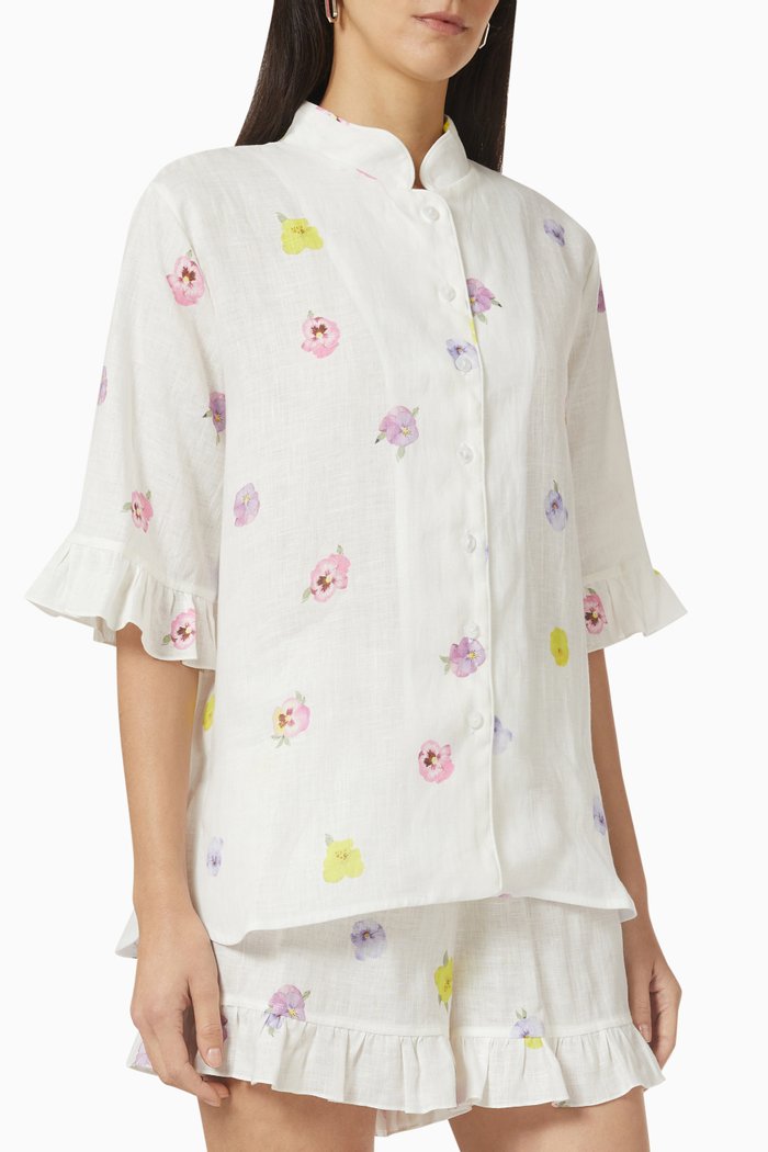 

Lounge Suit in Linen, White
