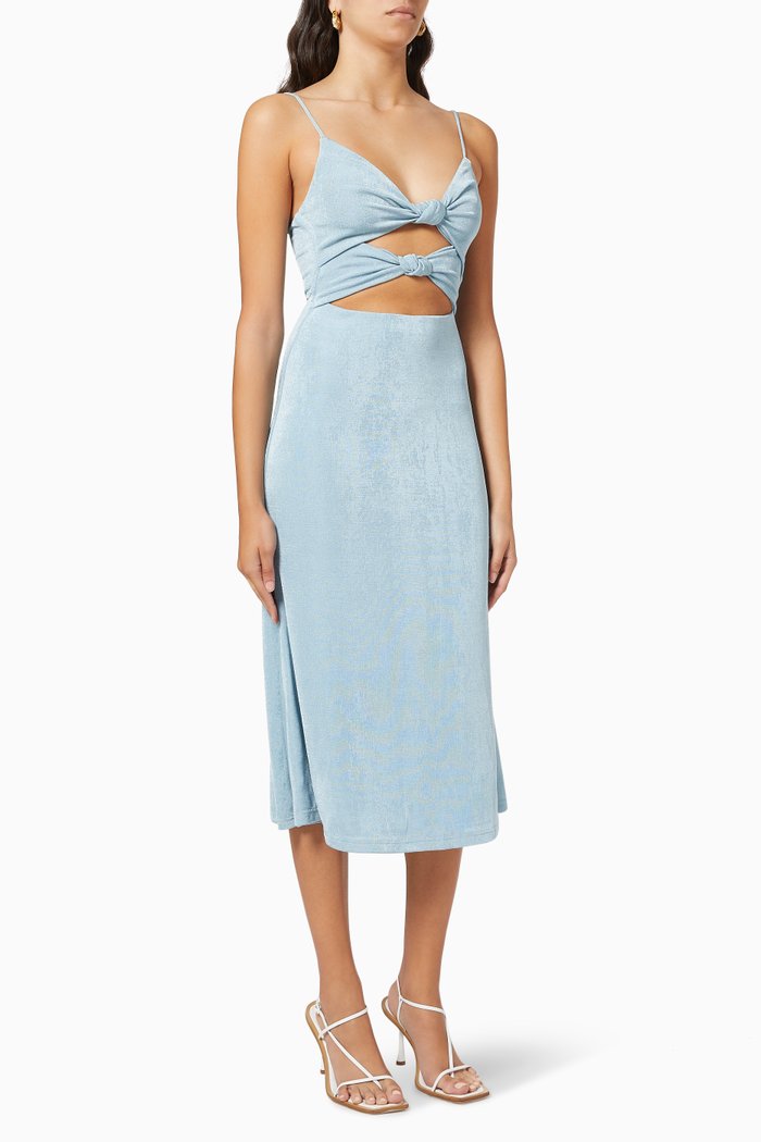 

Oscar Dress in Jersey, Blue