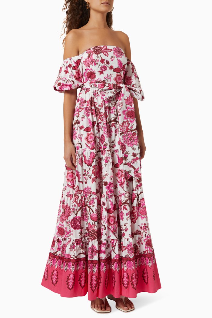 

Wethersfield Dress in Cotton Poplin, Red