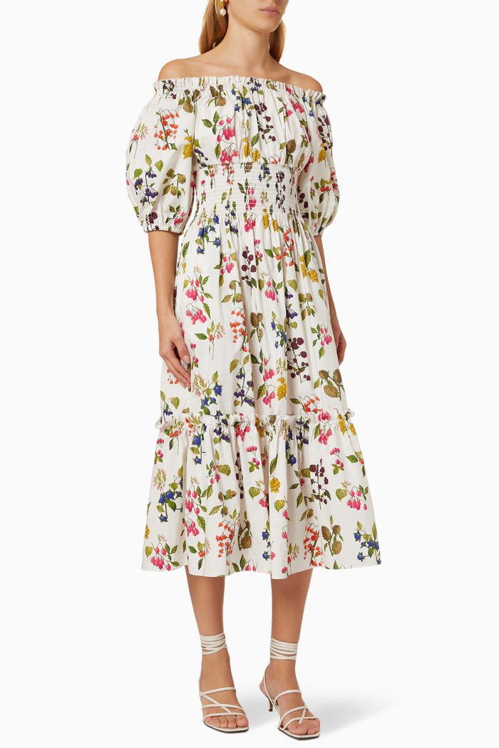 

Mimi Dress in Cotton Poplin, White