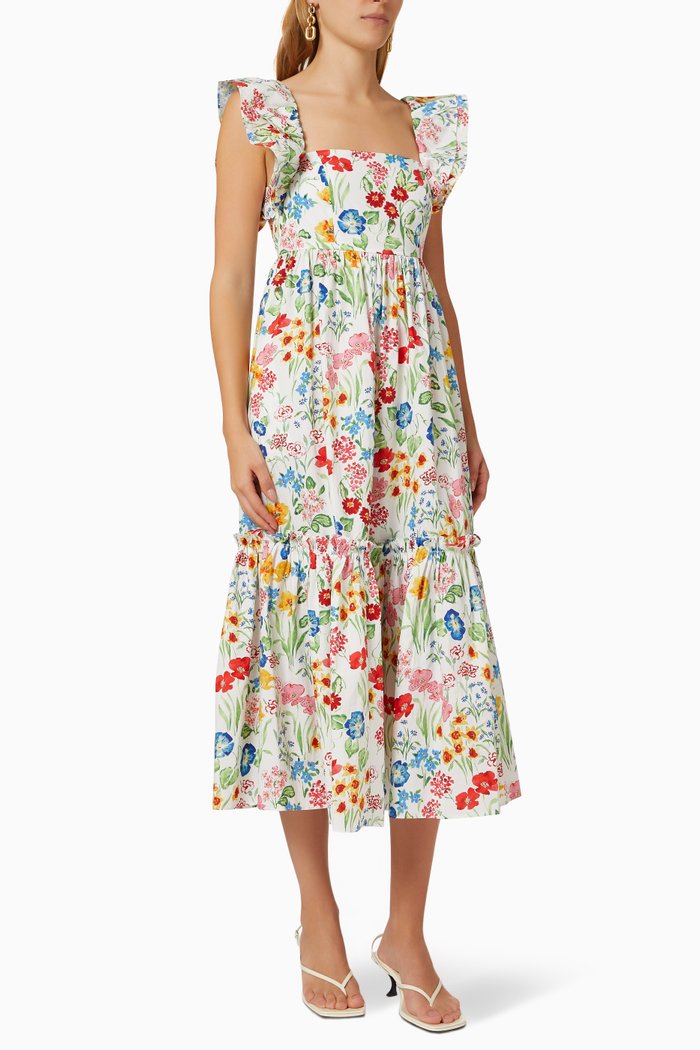 

Darby Dress in Cotton Poplin, White