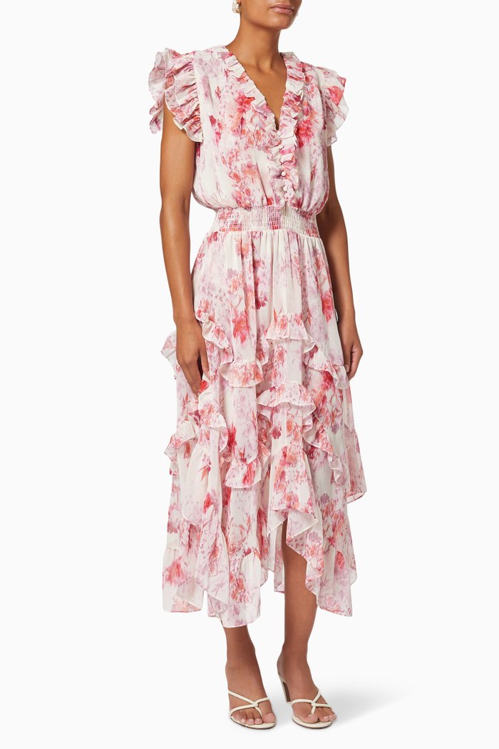 

Dakota Dress in Chiffon, Pink