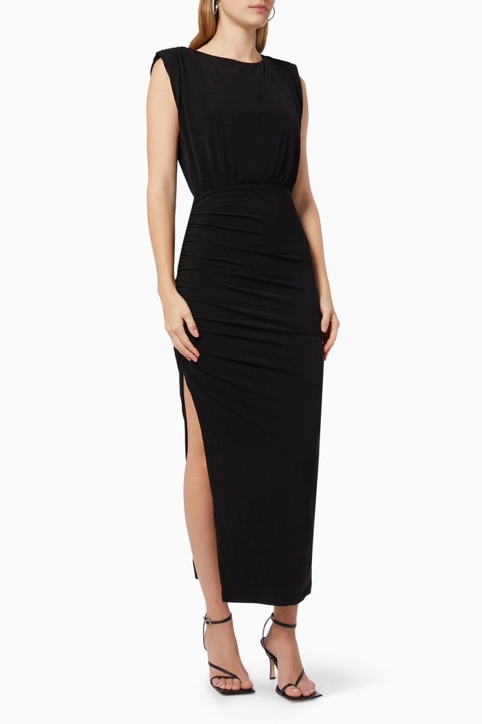 

The Cove Dress in Stretch Jersey, Black