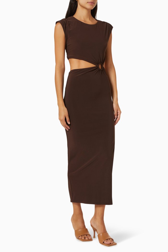 

The Ennoble Dress, Brown