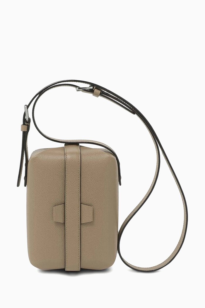 

Tric Trac Crossbody Bag in Leather, Neutral