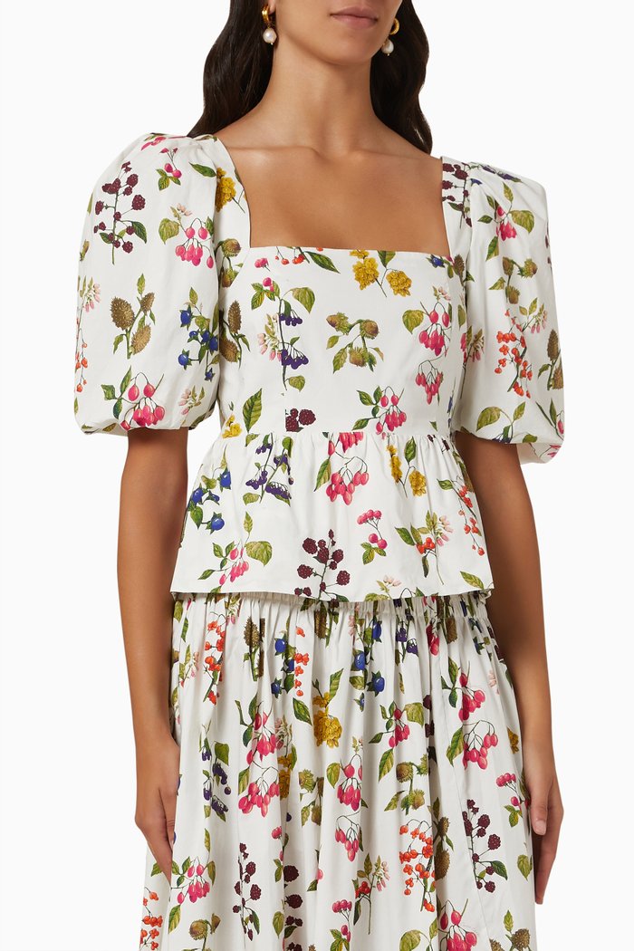 

Alexis Top in Cotton, White