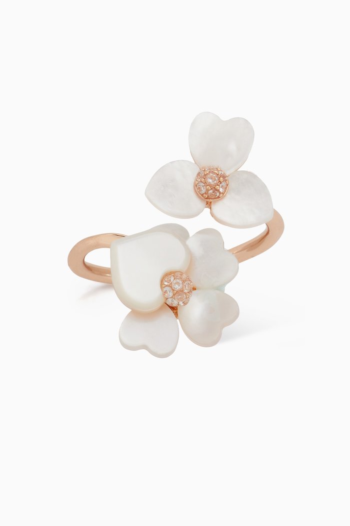 

Precious Pansy Ring in Rose-gold Plated Metal, Neutral