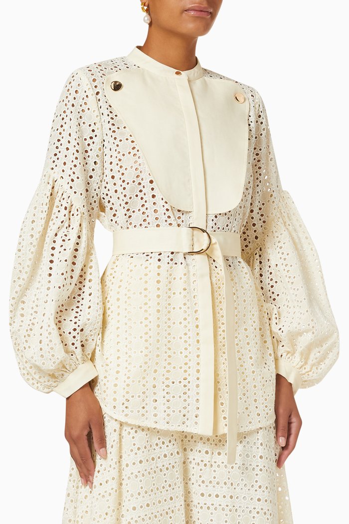 

Moore Top in Cotton-Linen Blend, Neutral