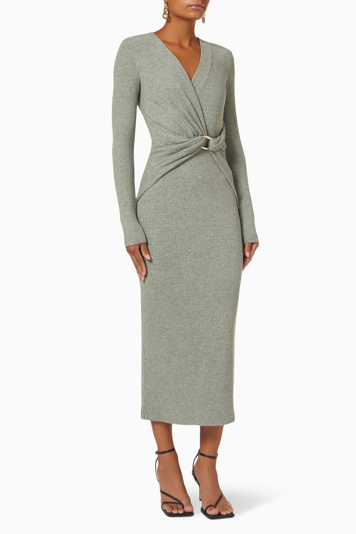 

Murray Midi Dress, Brown