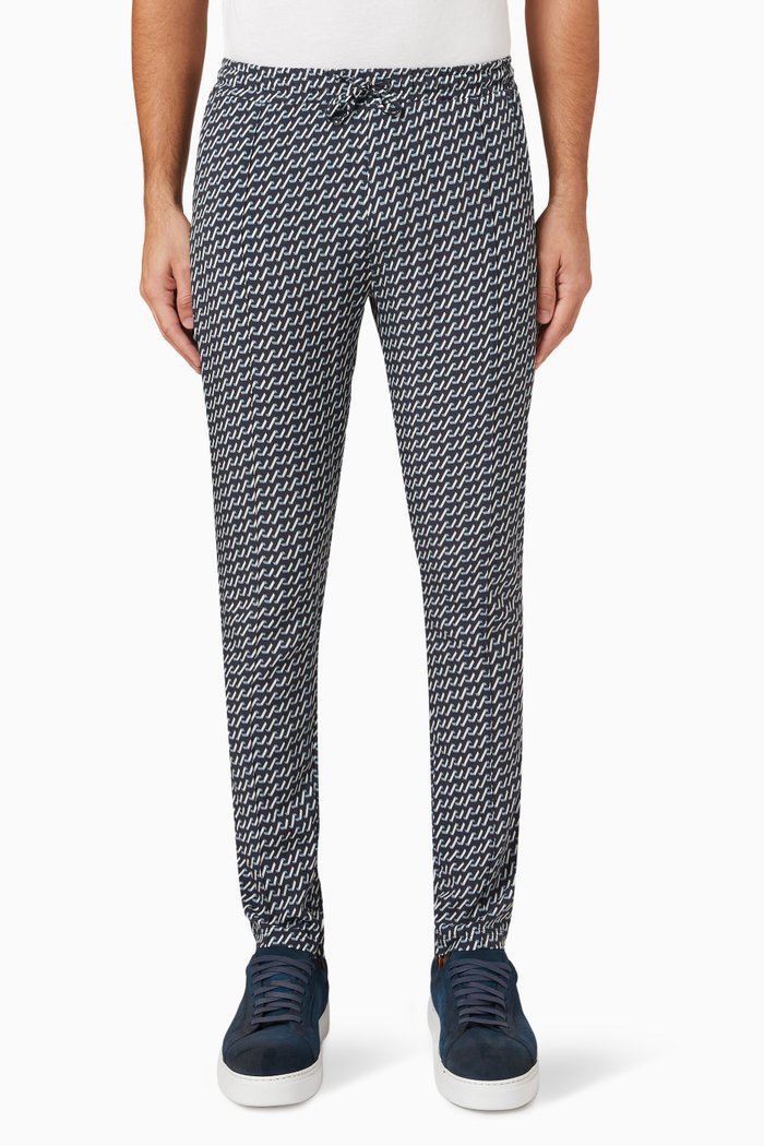 

Hayden Pants in Stretch Jersey, Blue