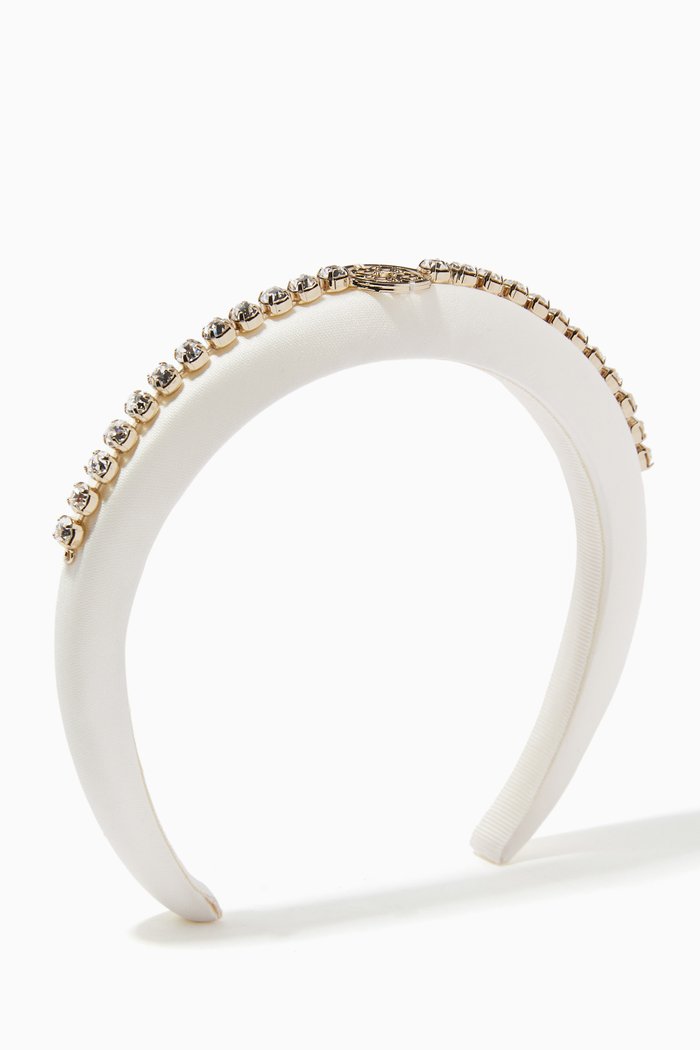 

Crystal Puffy Headband, Neutral