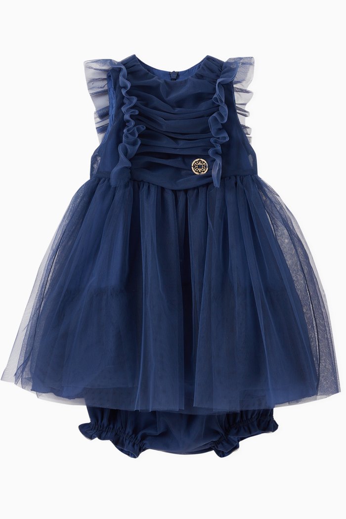 

Ruffled Dress & Bloomers, Blue