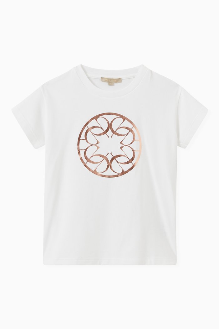 

Logo Print T-shirt in Cotton, White