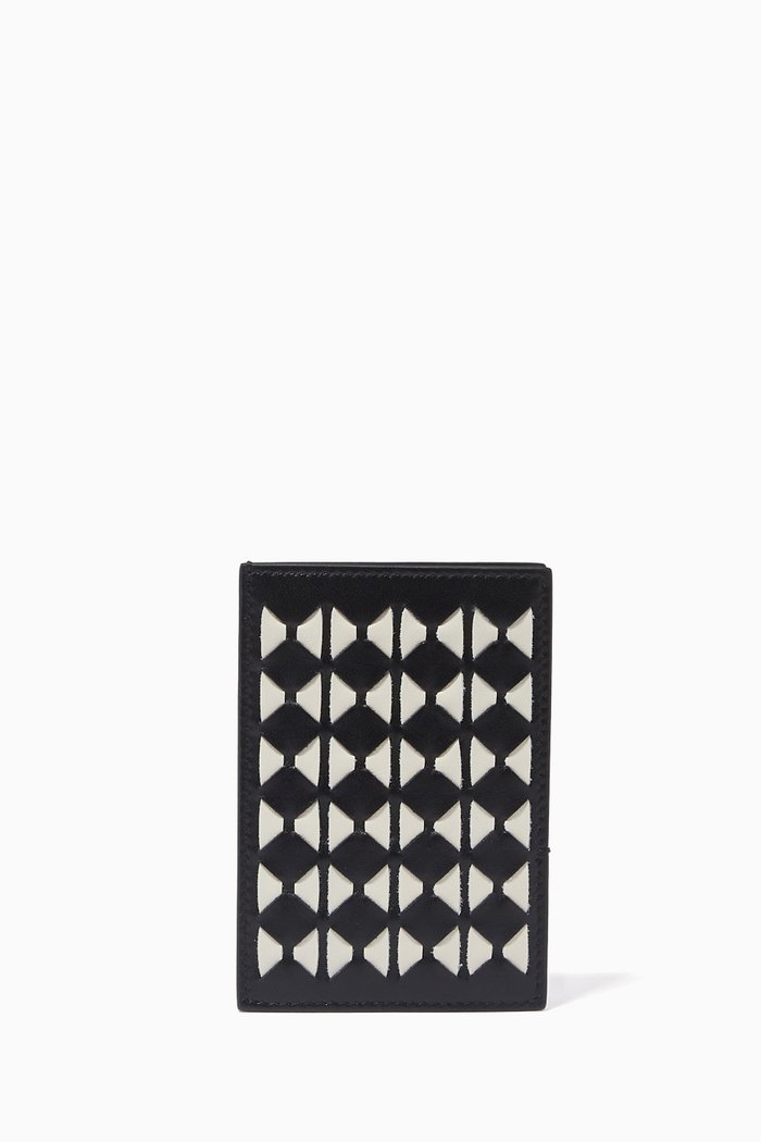 

Card Case in Mosaico Leather, Multicolour