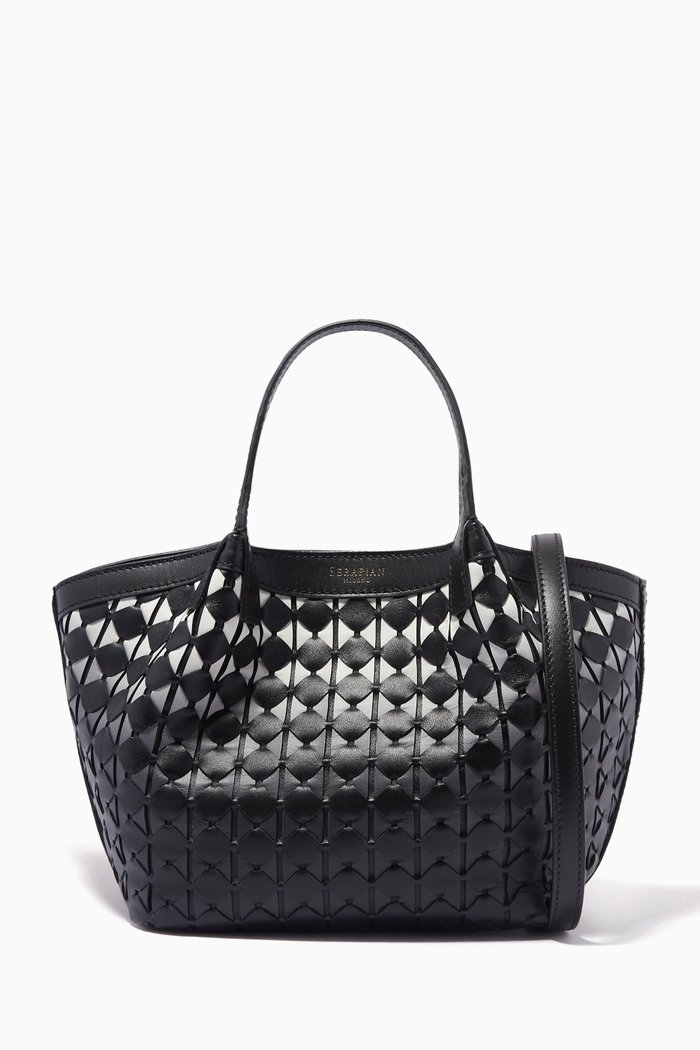 

Mini Secret Bag in Mosaico Leather, Multicolour