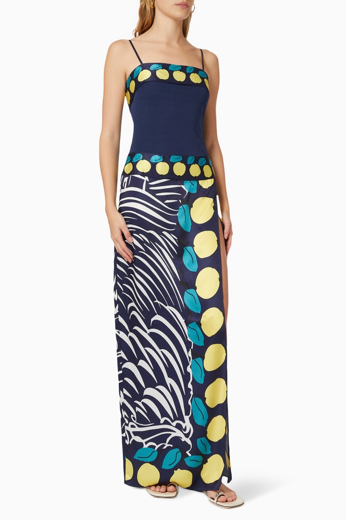 

Apricot Maxi Dress, Blue