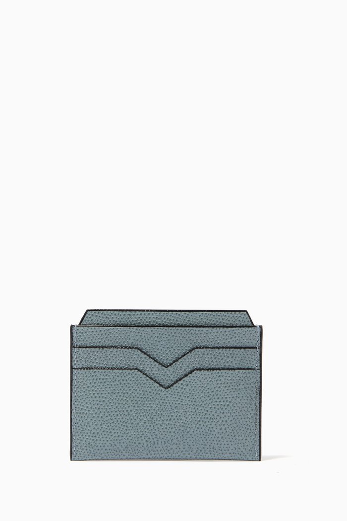 

Card Case in Leather, Blue