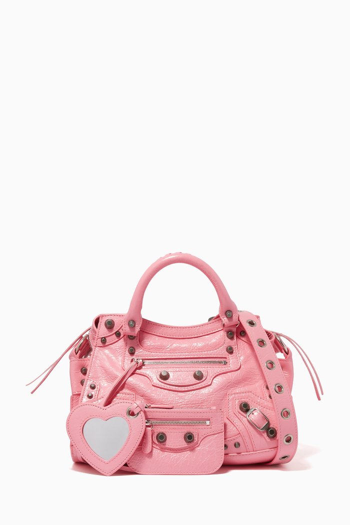 

Neo Cagole XS Shoulder Bag in Arena Lambskin, Pink