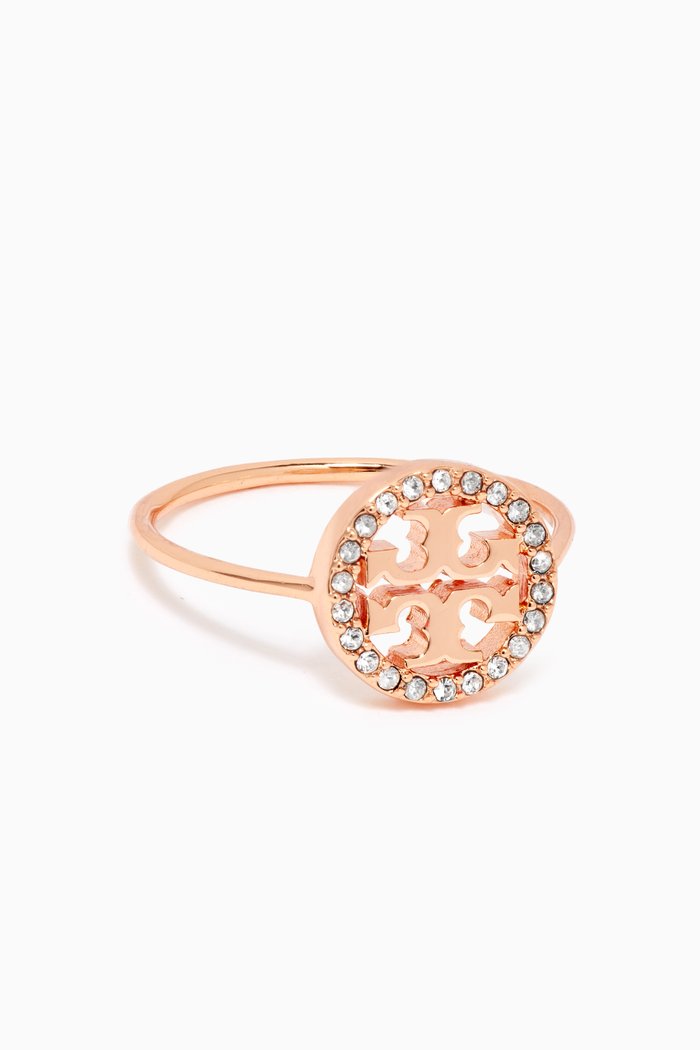 

Miller Pavé Delicate Ring in 18kt Rose Gold-Plated Brass
