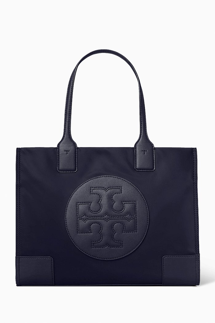 

Ella Small Tote Bag in Nylon, Blue