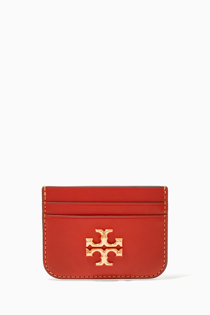 

Eleanor Card Case in Leather, Red