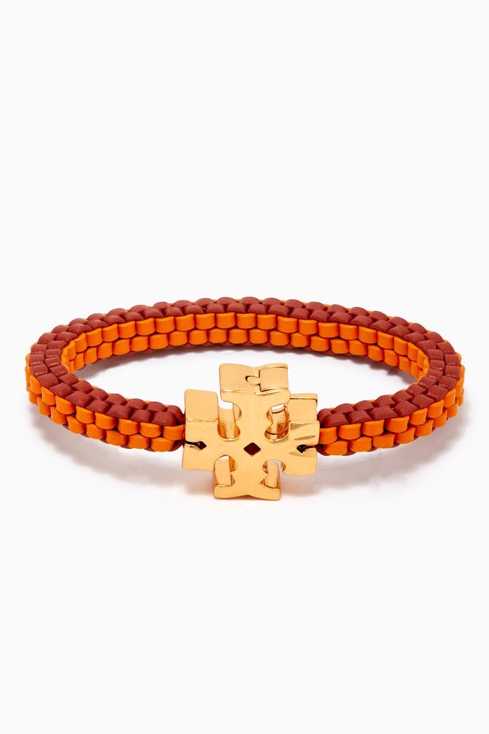 

Roxanne Bracelet in Woven Leather, Multicolour