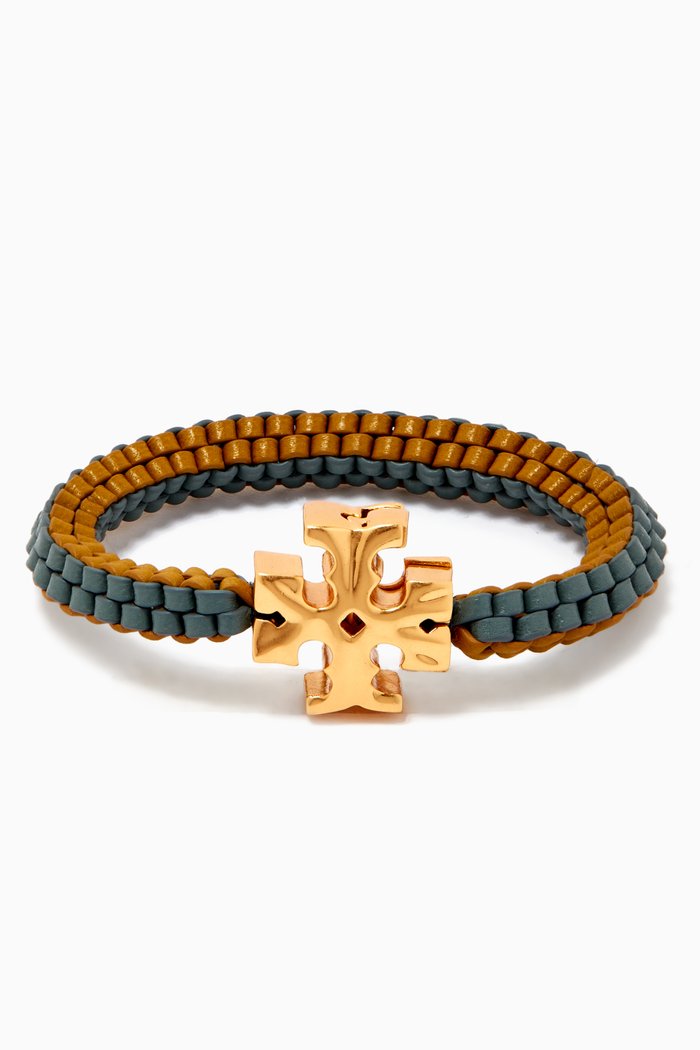 

Roxanne Bracelet in Woven Leather, Multicolour