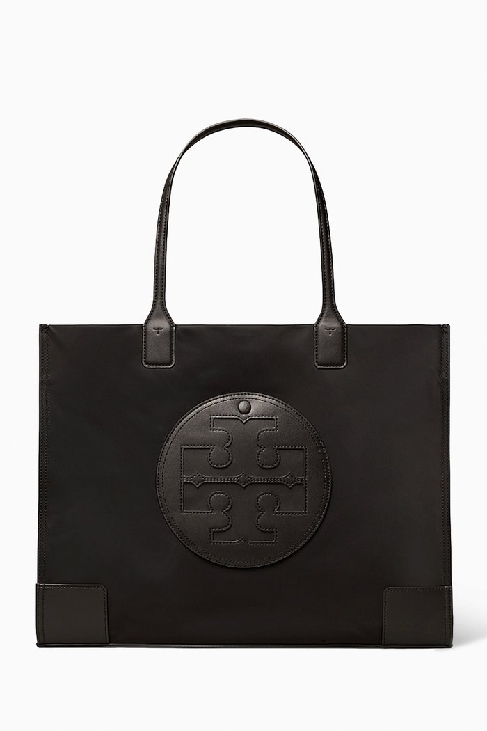 

Ella Tote Bag in Nylon, Black
