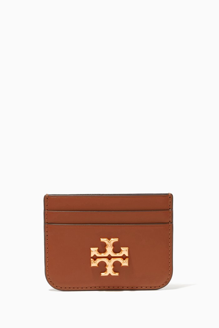 

Eleanor Card Case in Leather, Brown